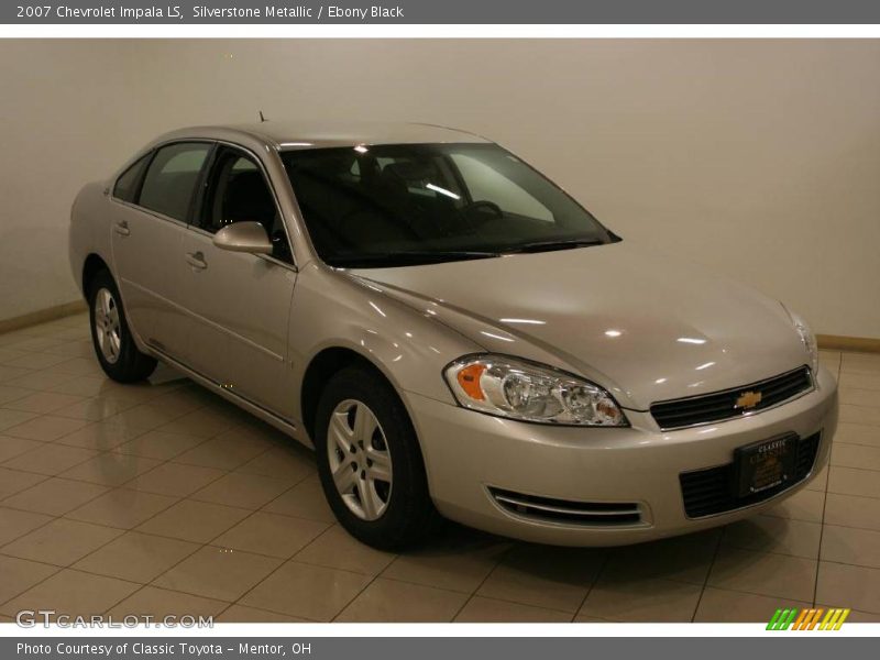 Silverstone Metallic / Ebony Black 2007 Chevrolet Impala LS