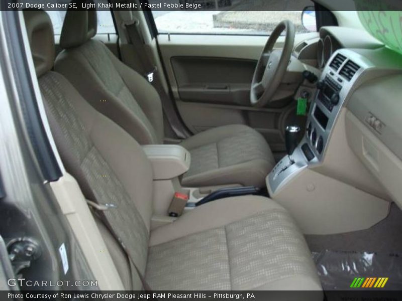 Light Khaki Metallic / Pastel Pebble Beige 2007 Dodge Caliber SE