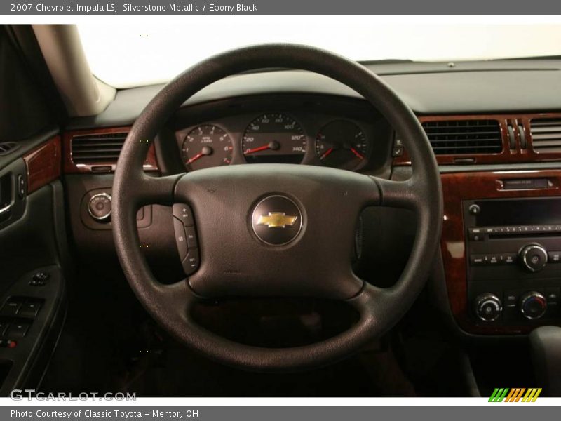 Silverstone Metallic / Ebony Black 2007 Chevrolet Impala LS