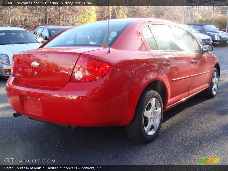 Victory Red / Gray 2008 Chevrolet Cobalt LT Sedan