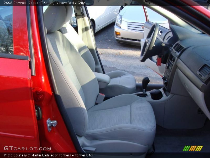 Victory Red / Gray 2008 Chevrolet Cobalt LT Sedan