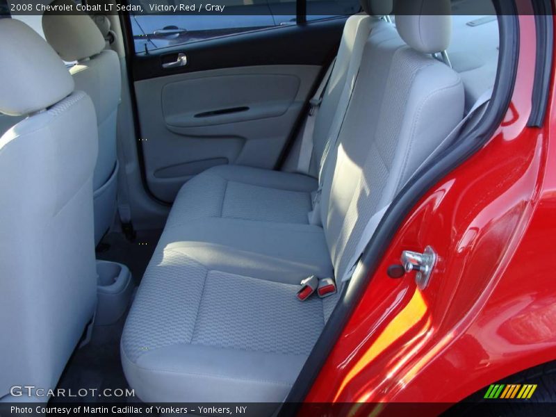 Victory Red / Gray 2008 Chevrolet Cobalt LT Sedan