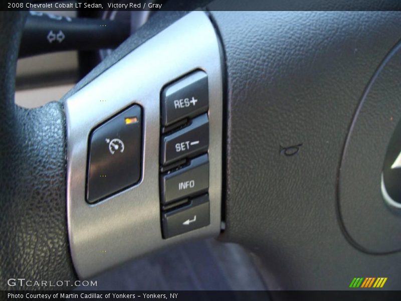 Victory Red / Gray 2008 Chevrolet Cobalt LT Sedan