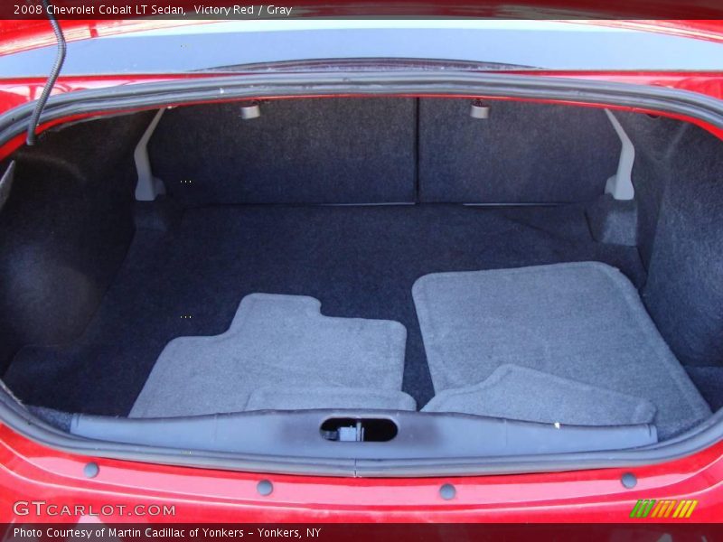 Victory Red / Gray 2008 Chevrolet Cobalt LT Sedan