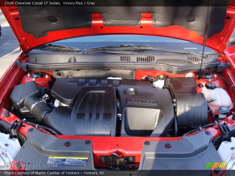 Victory Red / Gray 2008 Chevrolet Cobalt LT Sedan