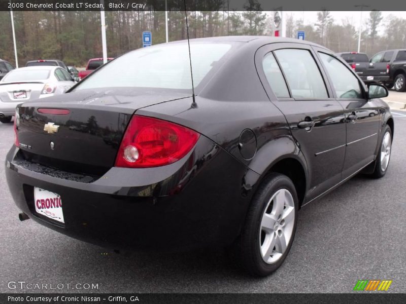 Black / Gray 2008 Chevrolet Cobalt LT Sedan