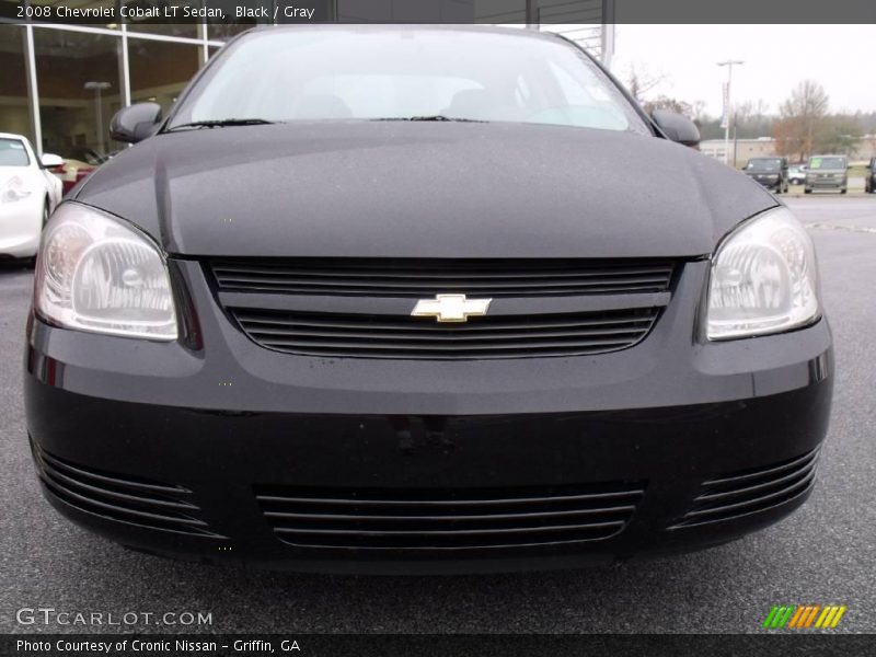 Black / Gray 2008 Chevrolet Cobalt LT Sedan