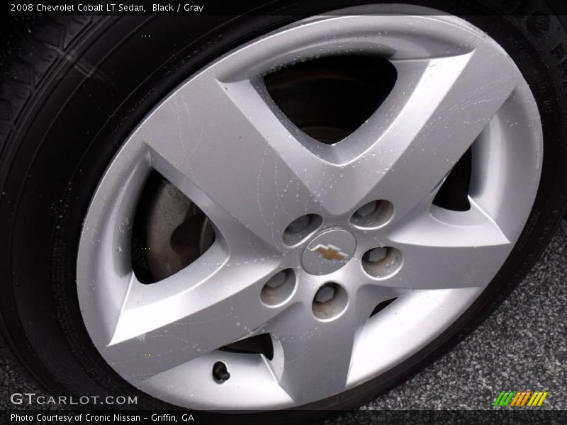 Black / Gray 2008 Chevrolet Cobalt LT Sedan