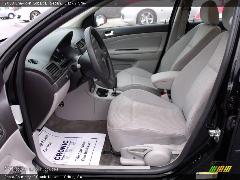 Black / Gray 2008 Chevrolet Cobalt LT Sedan