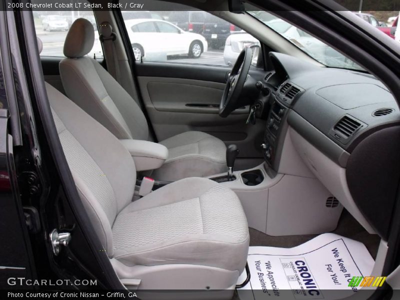 Black / Gray 2008 Chevrolet Cobalt LT Sedan