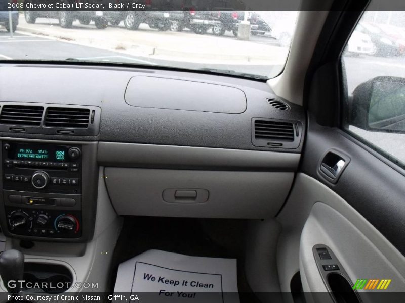 Black / Gray 2008 Chevrolet Cobalt LT Sedan