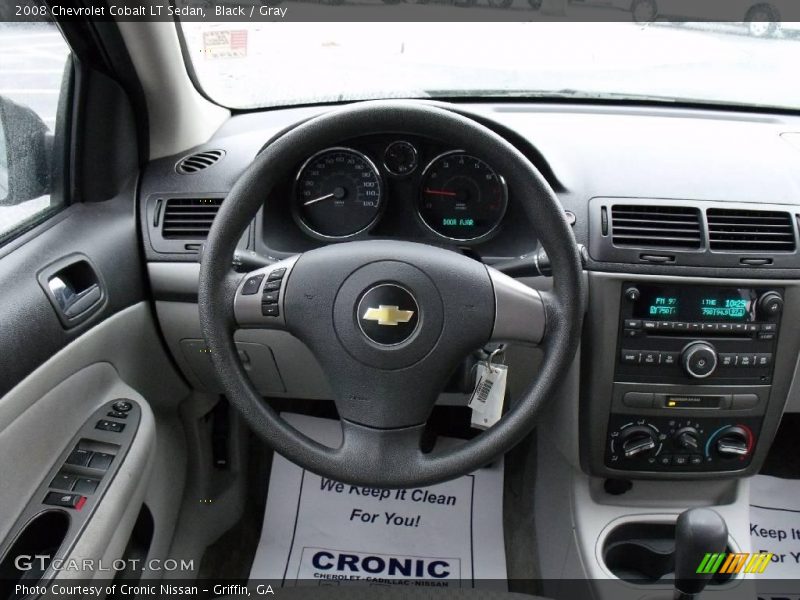 Black / Gray 2008 Chevrolet Cobalt LT Sedan