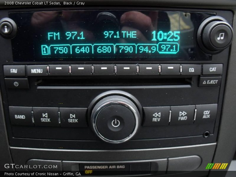 Black / Gray 2008 Chevrolet Cobalt LT Sedan