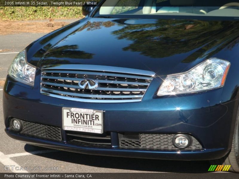 Twilight Blue Pearl / Wheat 2006 Infiniti M 35 Sedan