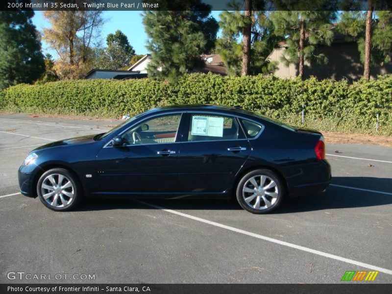 Twilight Blue Pearl / Wheat 2006 Infiniti M 35 Sedan