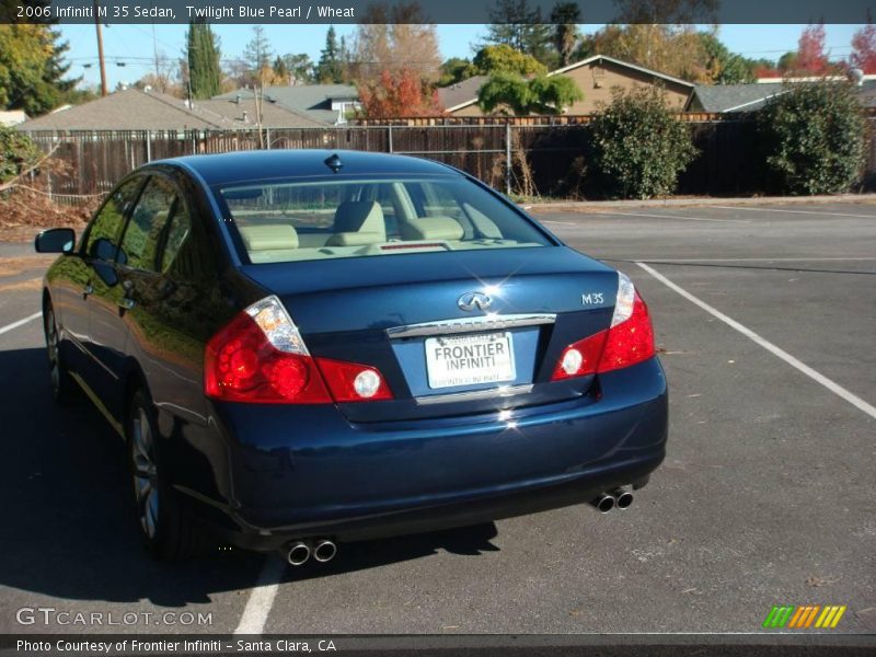 Twilight Blue Pearl / Wheat 2006 Infiniti M 35 Sedan