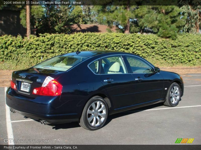 Twilight Blue Pearl / Wheat 2006 Infiniti M 35 Sedan