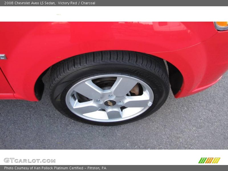 Victory Red / Charcoal 2008 Chevrolet Aveo LS Sedan