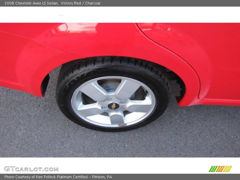 Victory Red / Charcoal 2008 Chevrolet Aveo LS Sedan