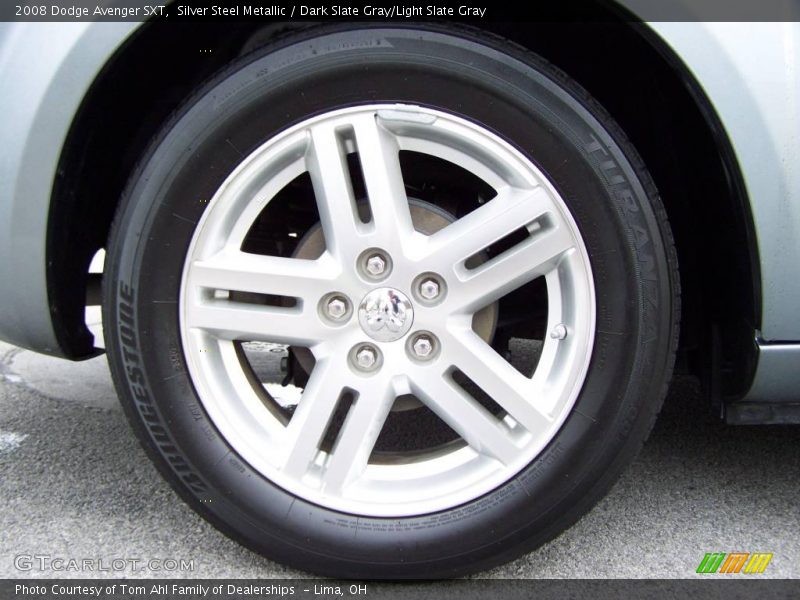 Silver Steel Metallic / Dark Slate Gray/Light Slate Gray 2008 Dodge Avenger SXT
