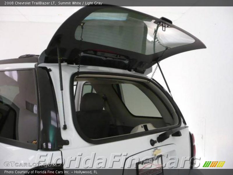 Summit White / Light Gray 2008 Chevrolet TrailBlazer LT