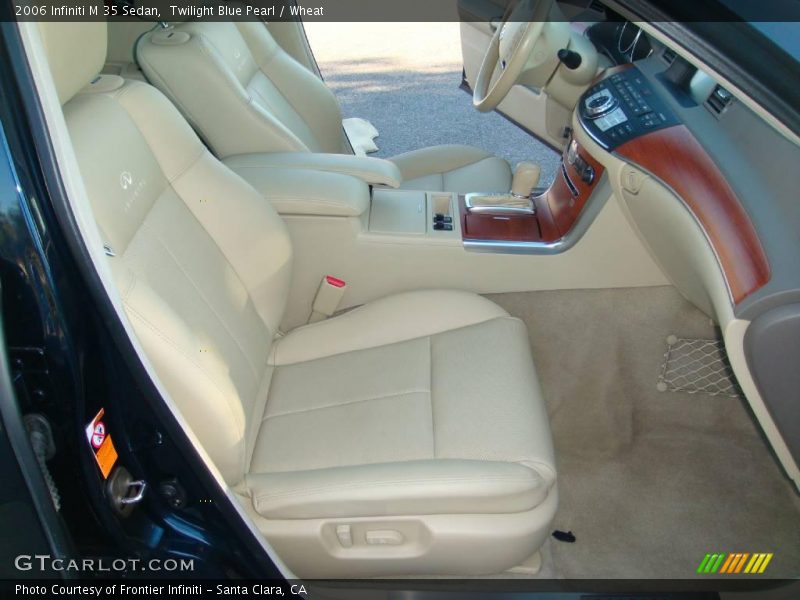 Twilight Blue Pearl / Wheat 2006 Infiniti M 35 Sedan