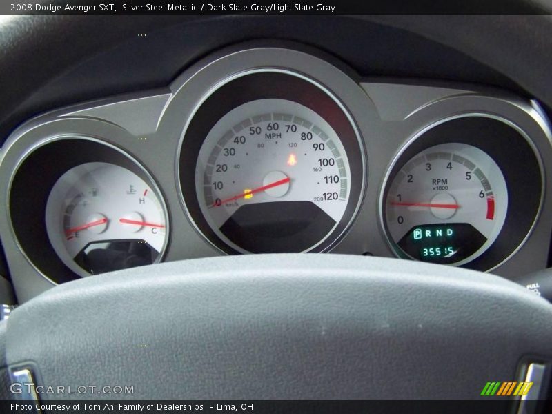 Silver Steel Metallic / Dark Slate Gray/Light Slate Gray 2008 Dodge Avenger SXT
