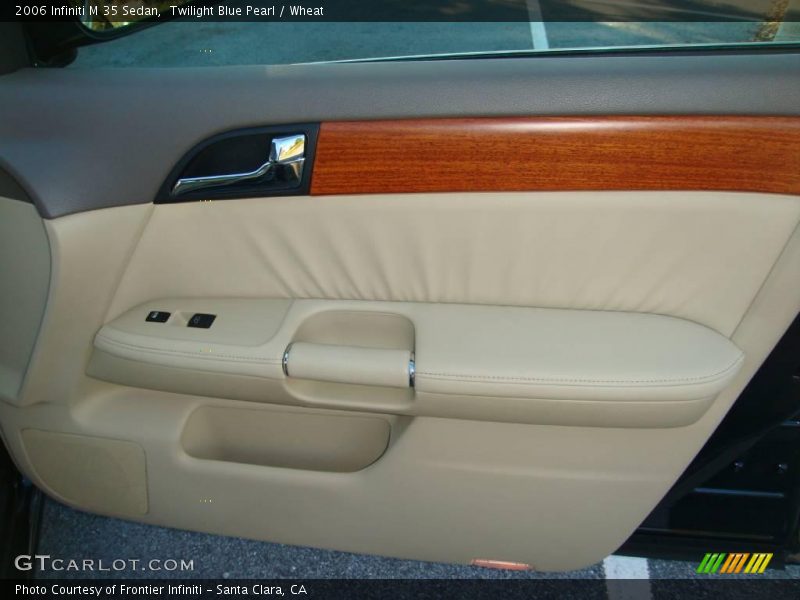 Twilight Blue Pearl / Wheat 2006 Infiniti M 35 Sedan
