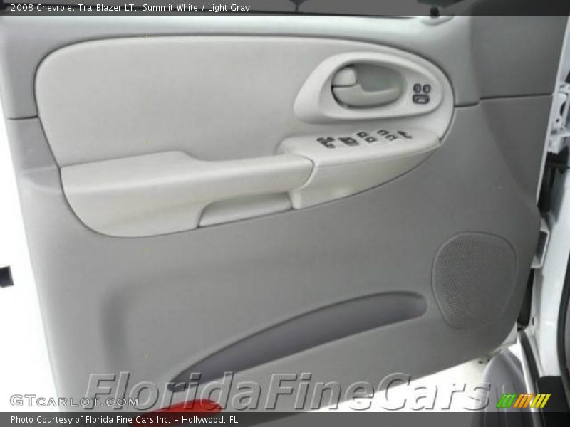 Summit White / Light Gray 2008 Chevrolet TrailBlazer LT