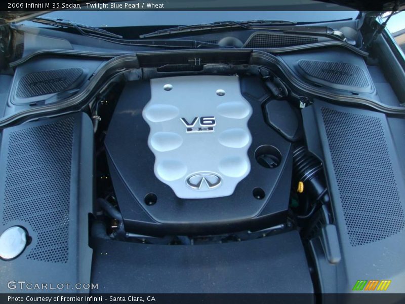 Twilight Blue Pearl / Wheat 2006 Infiniti M 35 Sedan