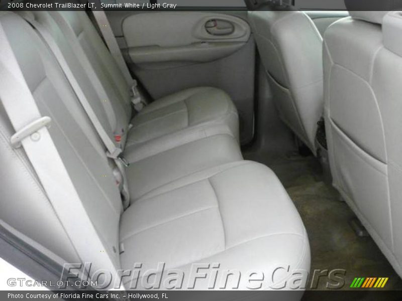 Summit White / Light Gray 2008 Chevrolet TrailBlazer LT