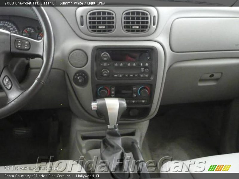 Summit White / Light Gray 2008 Chevrolet TrailBlazer LT