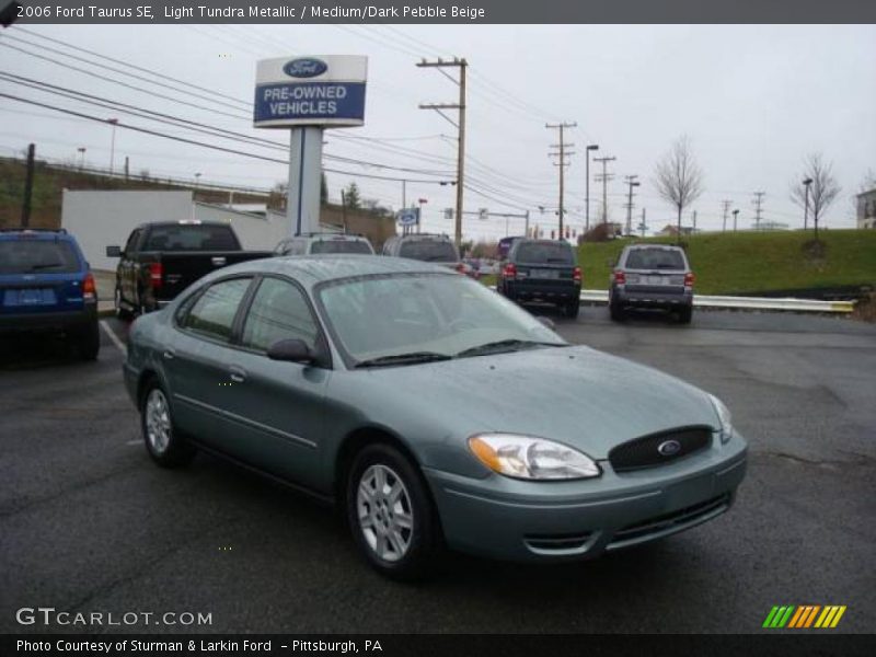 Light Tundra Metallic / Medium/Dark Pebble Beige 2006 Ford Taurus SE