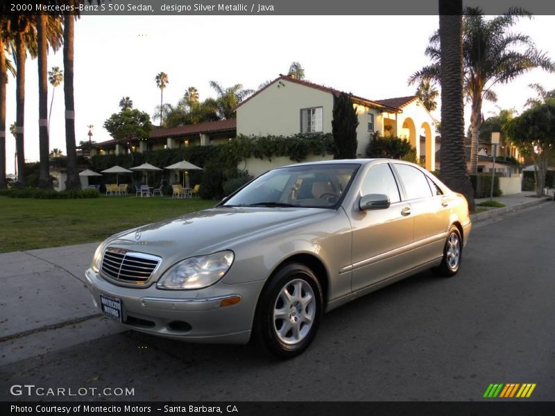 designo Silver Metallic / Java 2000 Mercedes-Benz S 500 Sedan