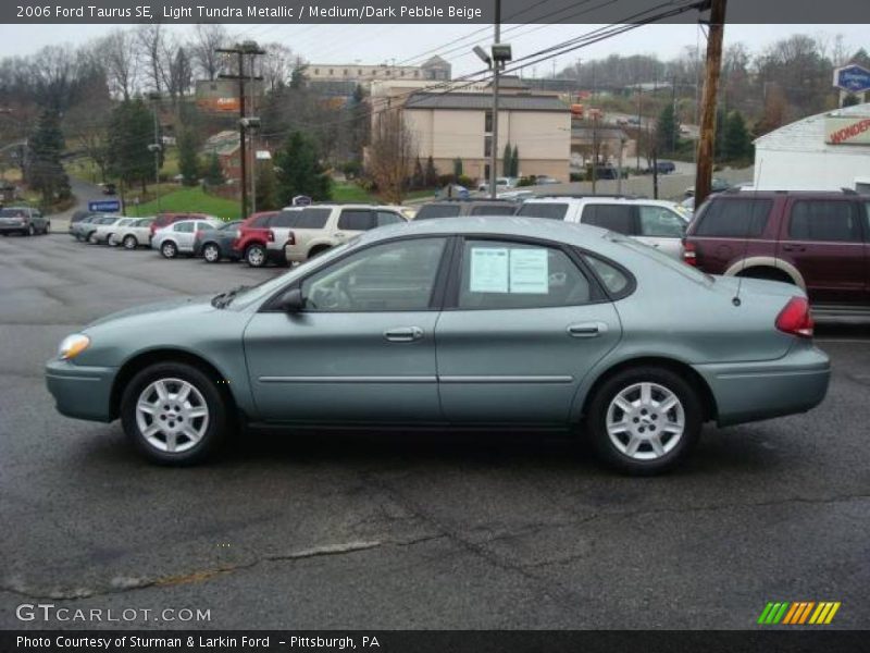 Light Tundra Metallic / Medium/Dark Pebble Beige 2006 Ford Taurus SE