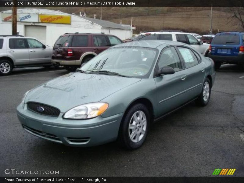 Light Tundra Metallic / Medium/Dark Pebble Beige 2006 Ford Taurus SE