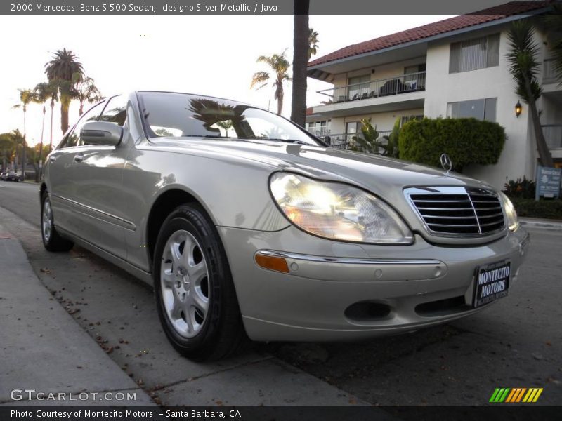 designo Silver Metallic / Java 2000 Mercedes-Benz S 500 Sedan