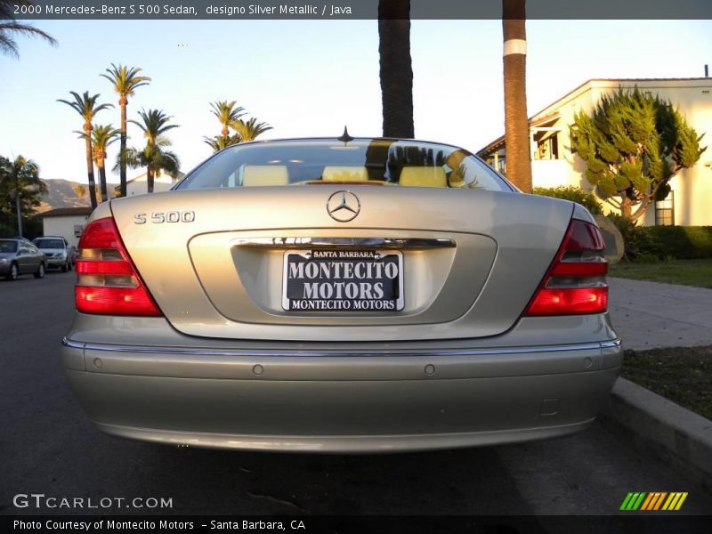 designo Silver Metallic / Java 2000 Mercedes-Benz S 500 Sedan