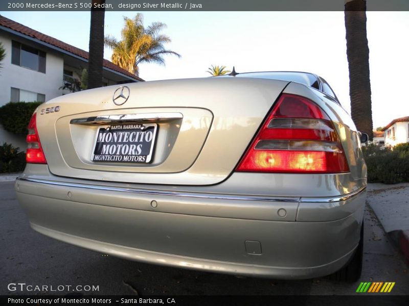designo Silver Metallic / Java 2000 Mercedes-Benz S 500 Sedan