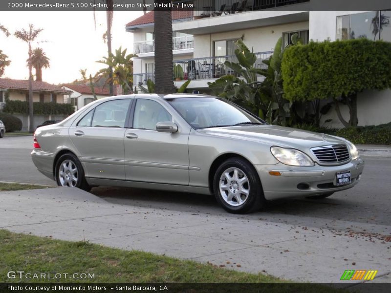 designo Silver Metallic / Java 2000 Mercedes-Benz S 500 Sedan