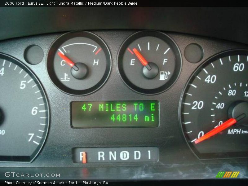 Light Tundra Metallic / Medium/Dark Pebble Beige 2006 Ford Taurus SE