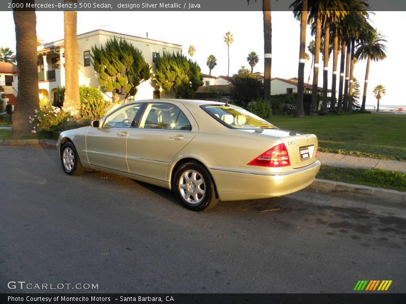 designo Silver Metallic / Java 2000 Mercedes-Benz S 500 Sedan