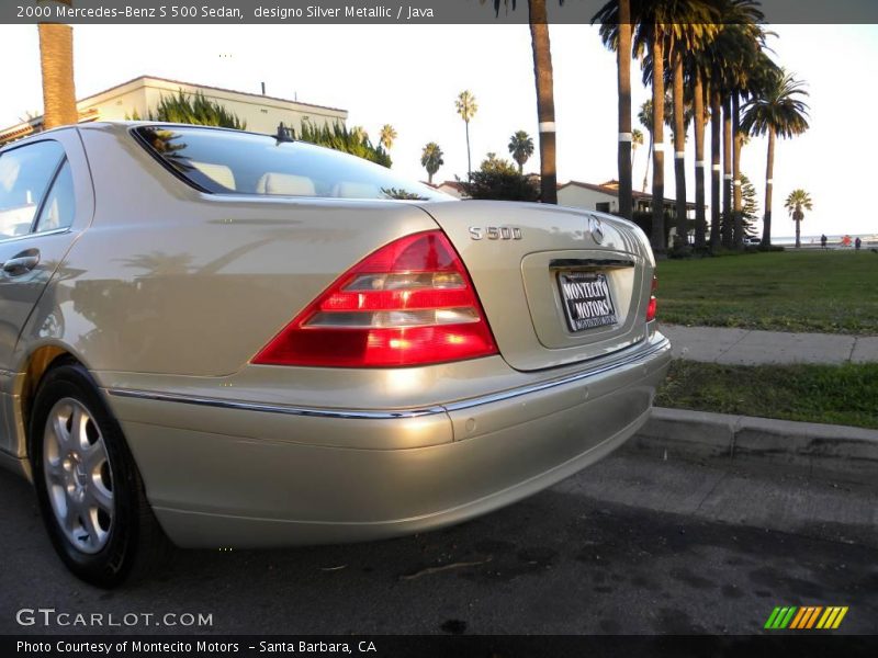 designo Silver Metallic / Java 2000 Mercedes-Benz S 500 Sedan
