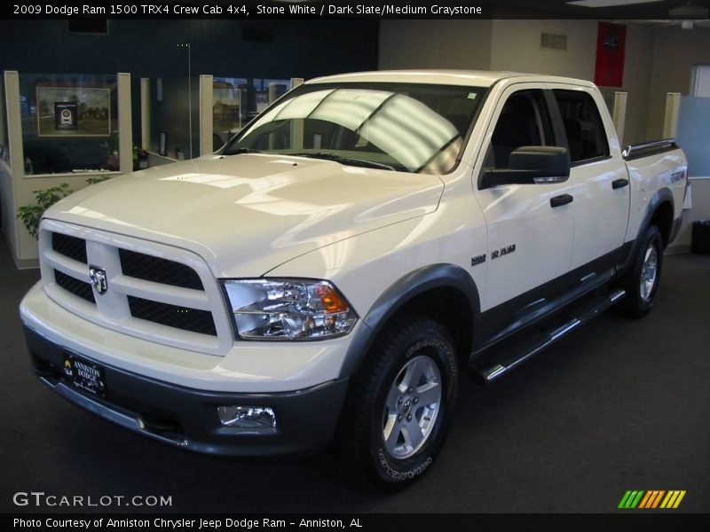 Stone White / Dark Slate/Medium Graystone 2009 Dodge Ram 1500 TRX4 Crew Cab 4x4
