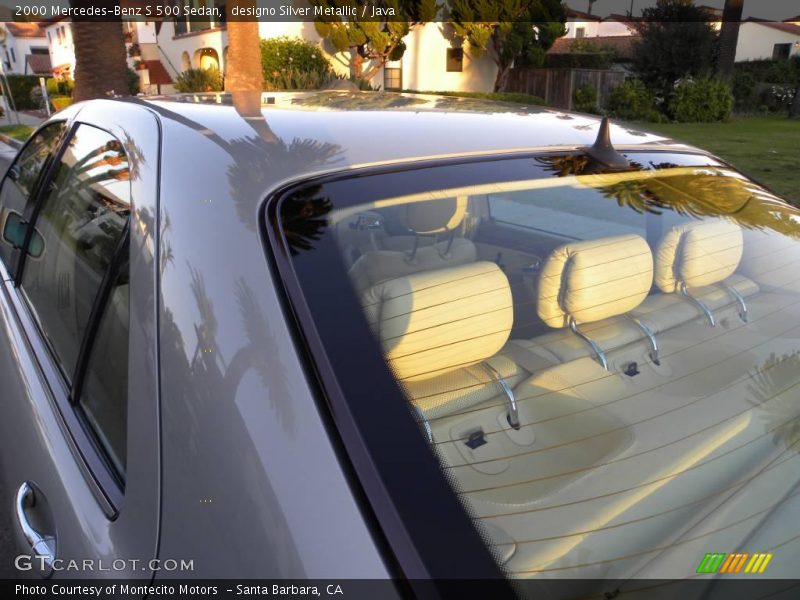 designo Silver Metallic / Java 2000 Mercedes-Benz S 500 Sedan