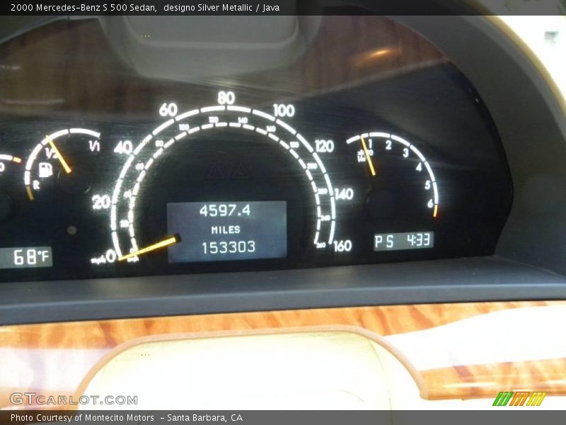 designo Silver Metallic / Java 2000 Mercedes-Benz S 500 Sedan
