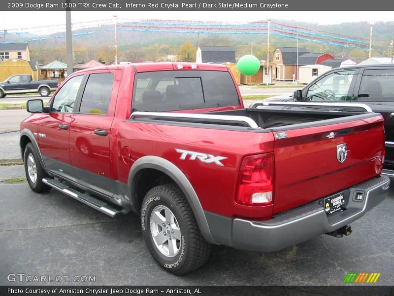 Inferno Red Crystal Pearl / Dark Slate/Medium Graystone 2009 Dodge Ram 1500 TRX Crew Cab