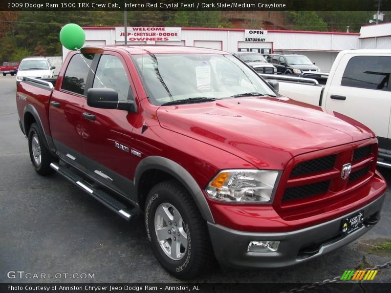 Inferno Red Crystal Pearl / Dark Slate/Medium Graystone 2009 Dodge Ram 1500 TRX Crew Cab