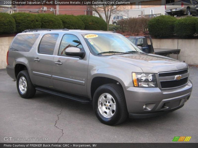Greystone Metallic / Light Cashmere/Dark Cashmere 2009 Chevrolet Suburban LT 4x4