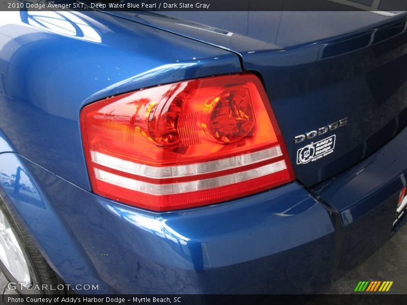 Deep Water Blue Pearl / Dark Slate Gray 2010 Dodge Avenger SXT